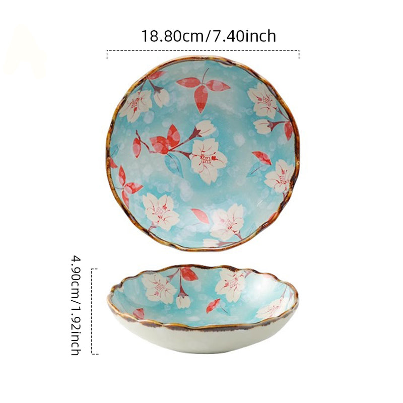 Louça de Cerâmica Estilo Japonês, Alta Temperatura, Uso Seguro – Perfeita para Casa, Restaurante, Chá, Presente