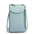 bolsa crossbody feminina versatil azul bebe