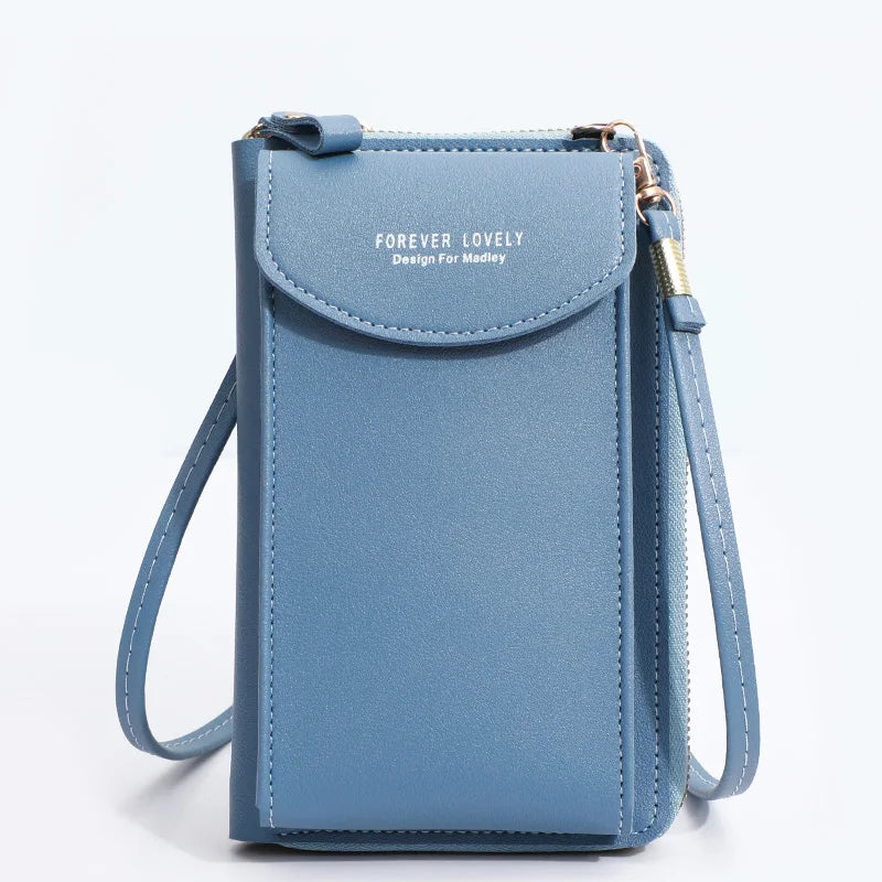 bolsa crossbody feminina versatil azul