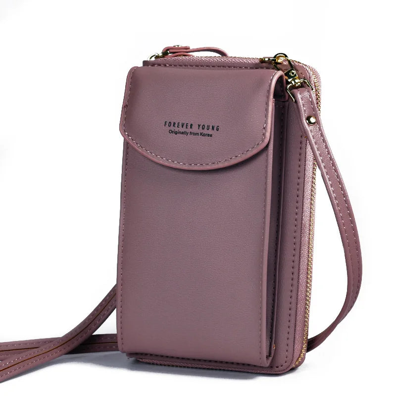 bolsa crossbody feminina versatil lilas
