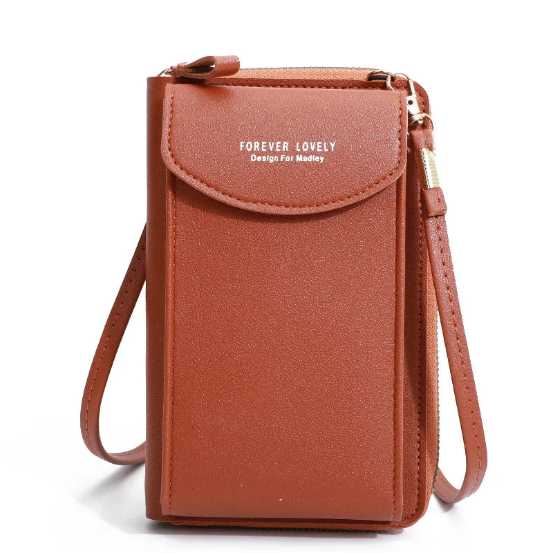bolsa crossbody feminina versatil marron