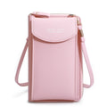 bolsa crossbody feminina versatil rosa bebe