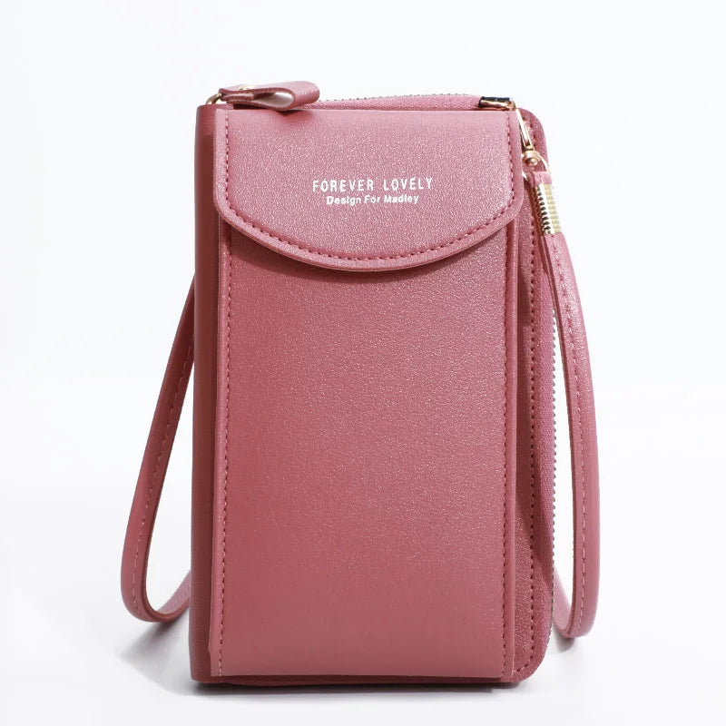 bolsa crossbody feminina versatil rosa