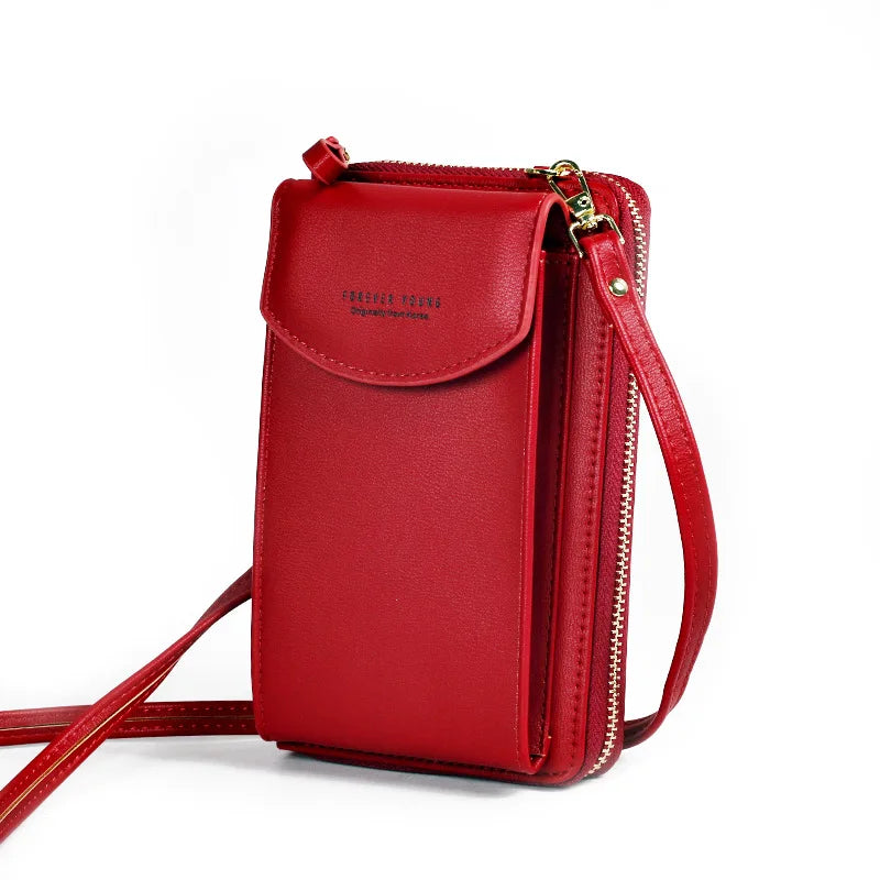 bolsa crossbody feminina versatil vermelho 1