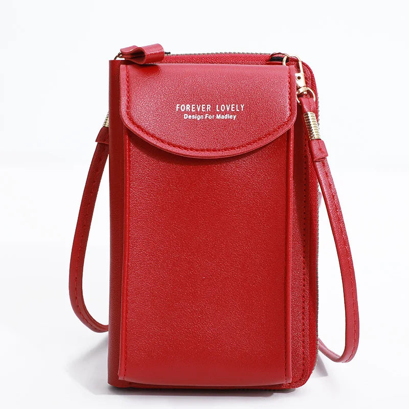bolsa crossbody feminina versatil vermelho